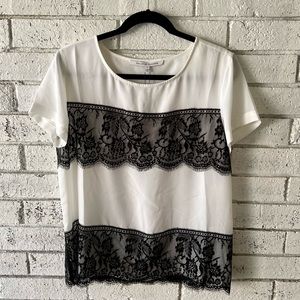 NWT Collective Concepts Lace Detailed Blouse